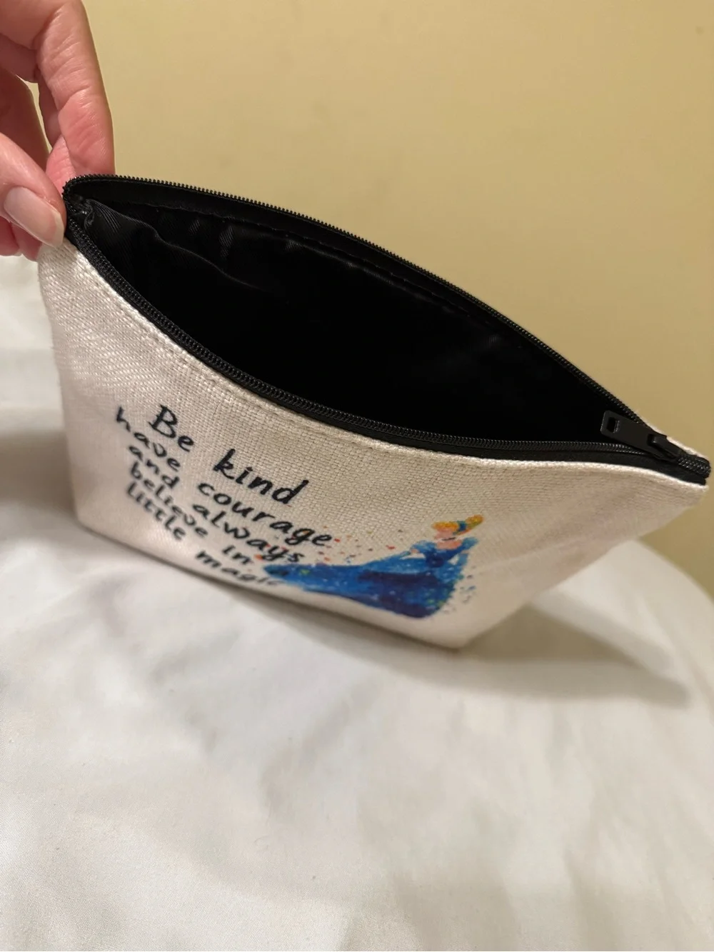 Cinderella Canvas Cosmetic Pouch